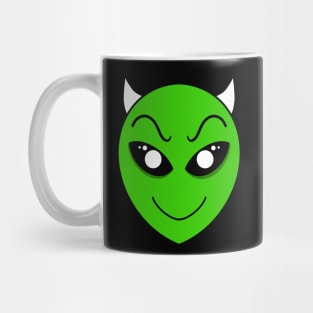 Evil Alien Emoji Mug